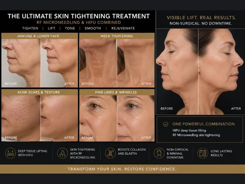 Results of combined treatment for the ultimate skin tightening treatment Chard