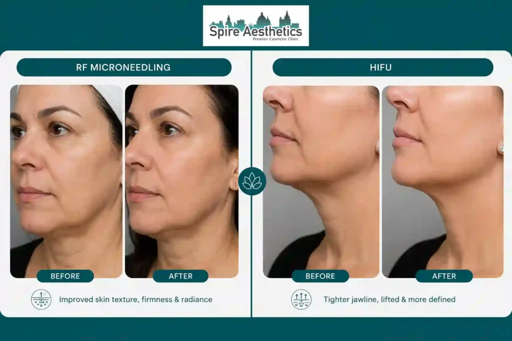 Can RF Microneedling and HIFU Be Combined Chard?